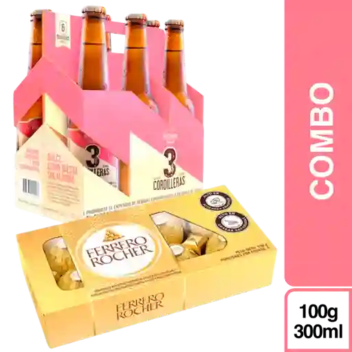 Combo Valentine's Day + 3 Cordi Ros Bnr 300 mL x 6 + Ferrero Rocher 100 g