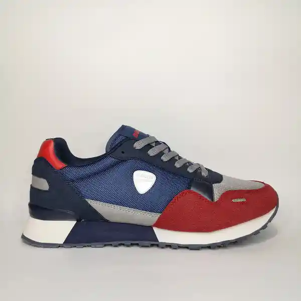 Tenis Zto Fashion Navy Blue Red Talla 7 CL21218 Ducati