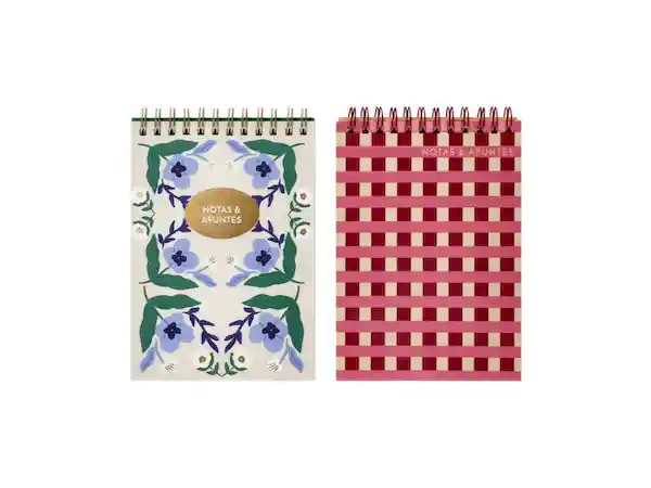 Set Libretas Espiral 11 x 16 Casaideas