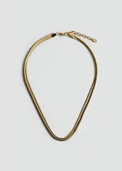 Collar Selena Oro Talla 99 Mujer Mango