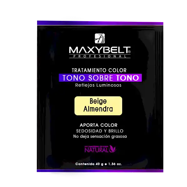 Maxybelt Mascarilla Capilar Beige Almendra 40 g