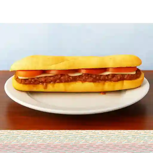 Sandwich boloñesa tradicional