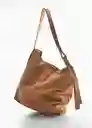 Bolso G Loto Camel Talla 99 Mujer Mango