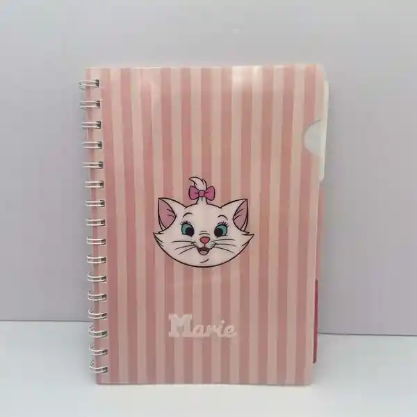 Agenda Argollada Serie Marie Cat A5 Miniso