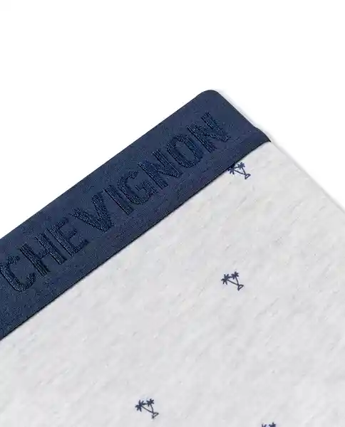 Bóxer Summer Gris Aluminio Claro Talla XL Chevignon