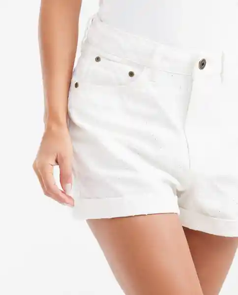 Short Diamont Femenino Crudo Azucarillo Claro Talla 6 Chevignon