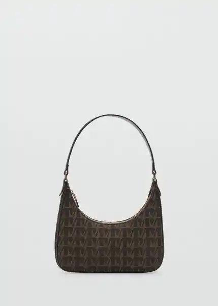 Bolso M Galicia Chocolate Talla 99 Mujer Mango