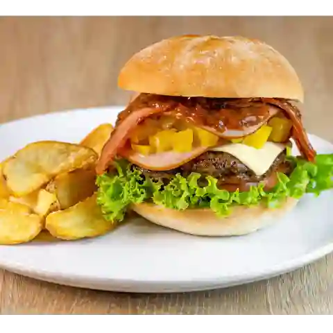 Hamburguesa hawaiana