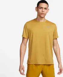 Nike Camiseta Df Uv Miler Ss Para Hombre Amarillo Talla M