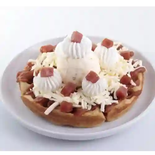 Waffle de Bocadillo y Queso
