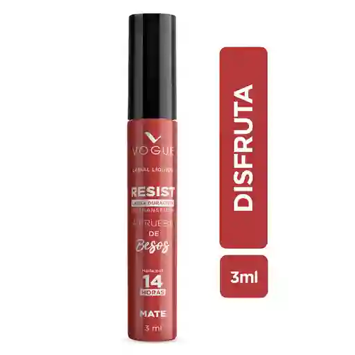 Labial Líquido Vogue Resist Disfruta 3ml