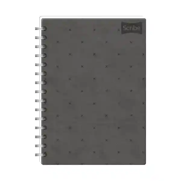 Scribe Cuaderno Espiral Pasta Dura 95 Mixto Cuero Mas 5 Materias