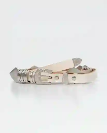 Cinturón Western Crudo Porcelana Claro Talla S Chevignon