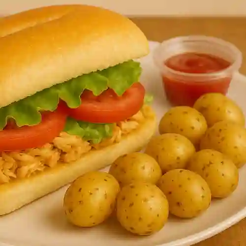 Sándwich Cubano de Pollo