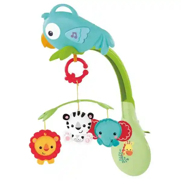 Juguete Baby Móvil Musical 3 en 1 Amigos Jungla Fisher-Price