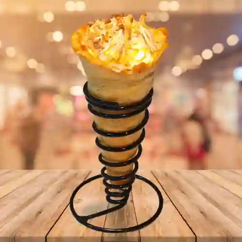 Cono de Pollo Desmechado