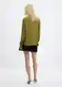Camisa Massima Khaki Talla L Mujer Mango