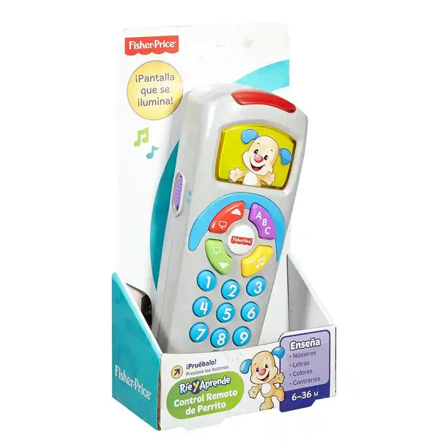 Fisher Price Juguete Didáctico Ríe Aprende Control Remoto Perro