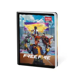 Cuaderno Freefire Master Mas Cuadriculado 50 Hojas Cosido Scribe