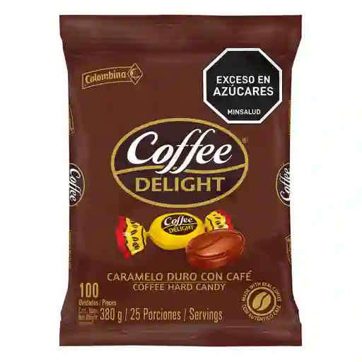 Coffee Delight Caramelos Duros Rellenos con Café