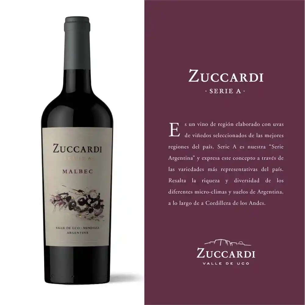 Zuccardi Vino Tinto Malbec Serie A