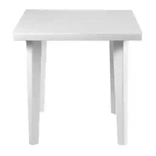 Mesa Plastica Vanyplas Blanco 75x75cm