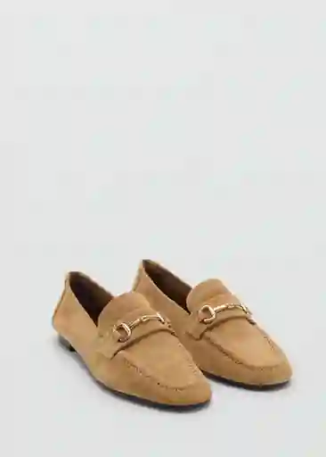 Zapatos Soft Tabaco Talla 36 Mujer Mango