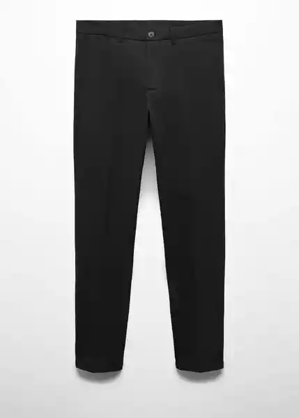 Pantalón Dublino Negro Talla 44 Hombre Mango