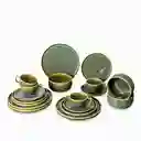 Set Vajilla Jasper 4 Puestos Ambiente Gourmet