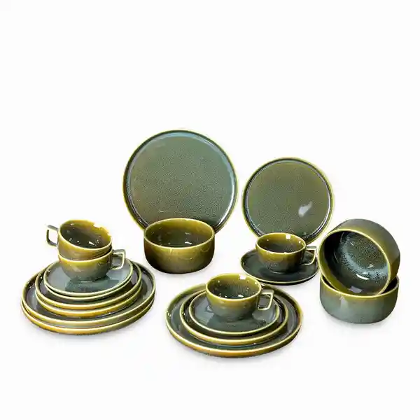 Set Vajilla Jasper 4 Puestos Ambiente Gourmet