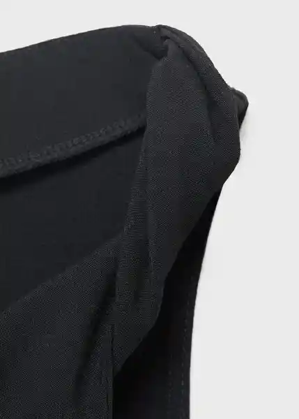 Top Riga Negro Talla S Mujer Mango