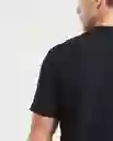 Camiseta Duotono Duck Masculino Negro Sombrio M Chevignon
