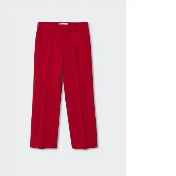 Pantalón Greta Rojo Talla 44 Mujer Mango