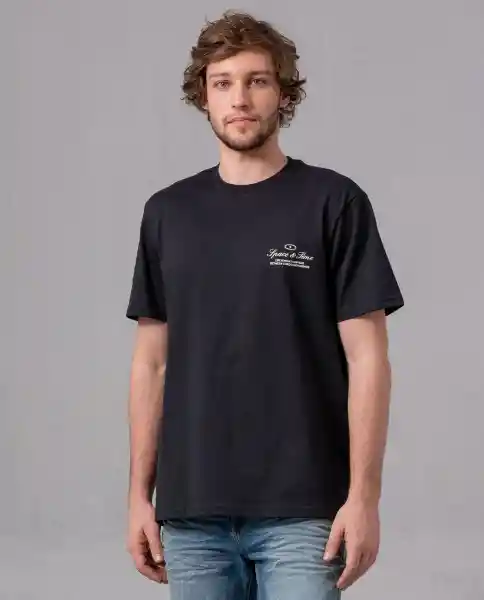 Camiseta Comfort Hombre Negro Sombrio Ultraoscuro L 87120 Rifle