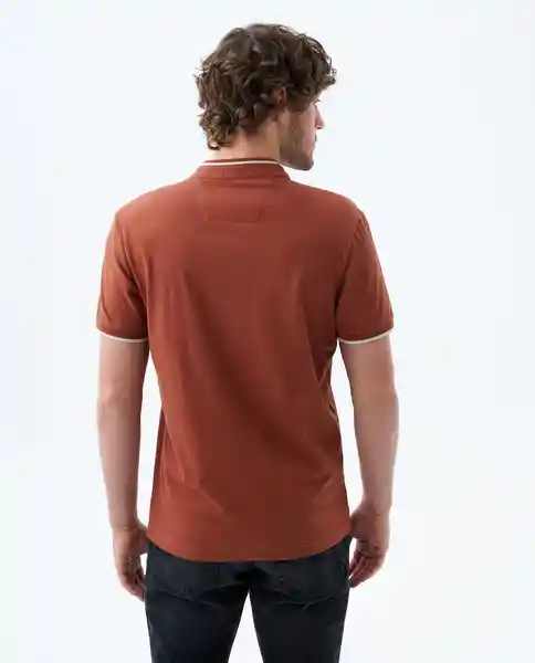 Camiseta Hombre Café Talla M 800G003_CAF181238 Americanino