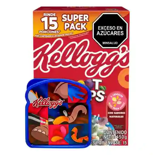 Froot Loops Mezcla Cereal Maíz Trigo Avena Frutas