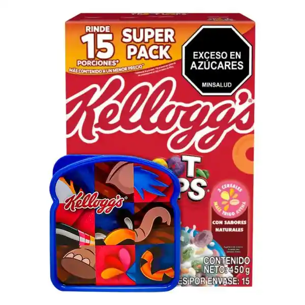 Froot Loops Mezcla Cereal Maíz Trigo Avena Frutas