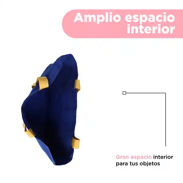 Bolsa de Compras Life's a Picnic Azul Miniso