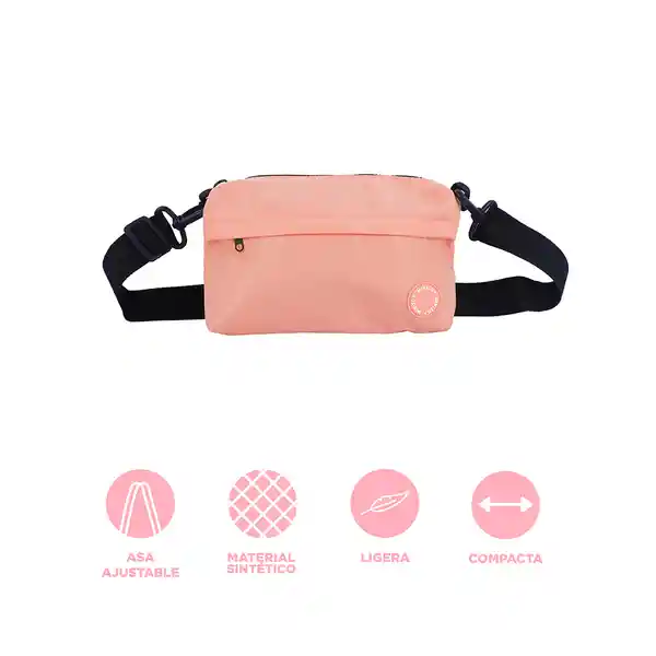 Bolso Crossbody de Moda Youth With You Rosa Miniso