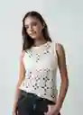 Saco Tejido Mujer Crudo Marfil Claro Talla M 582G088 Naf Naf