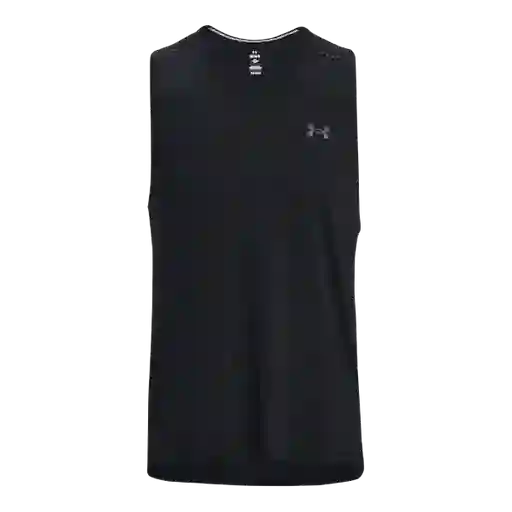 Under Armour Polera Iso-Chill Laser Sing Hombre Negro Talla SM