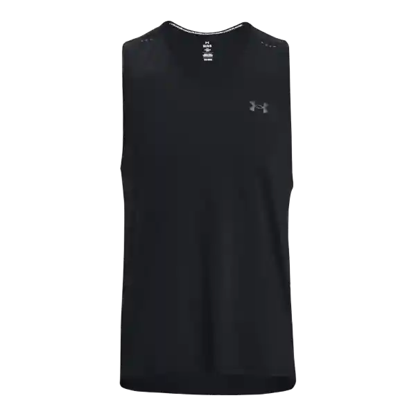 Under Armour Polera Iso-Chill Laser Sing Hombre Negro Talla SM