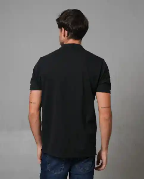 Camiseta Polo Hombre Negro Talla M 199G100_NEG194007 Rifle