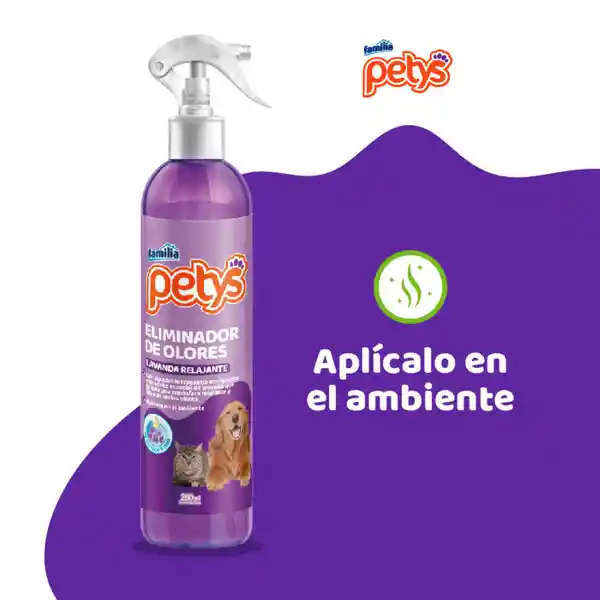 Petys Eliminador de Olores Aroma a Lavanda Relajante