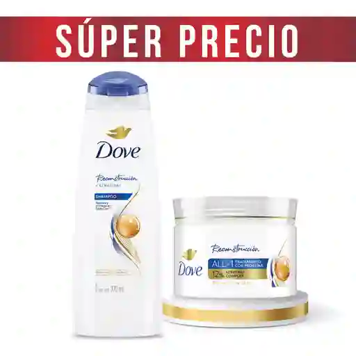 Dove Kit Shampoo + Tratamiento Reconstrucción