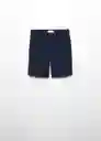 Bermuda Nuno Navy Talla 07 Niño Mango