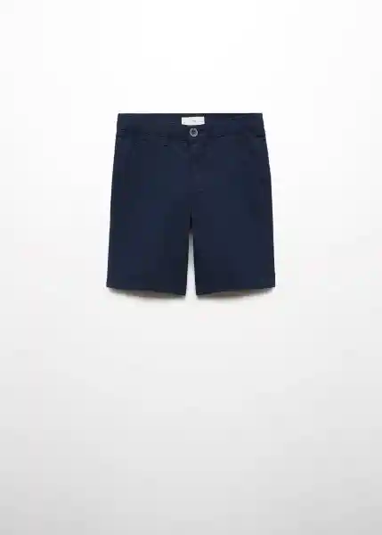 Bermuda Nuno Navy Talla 07 Niño Mango