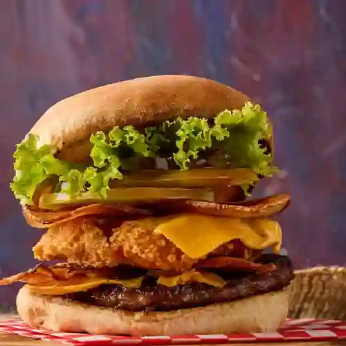 Hamburguesa Mixta Crispy