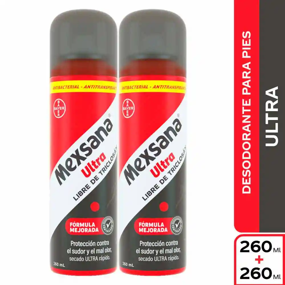 Mexsana Talco Ultra para Pies en Spray