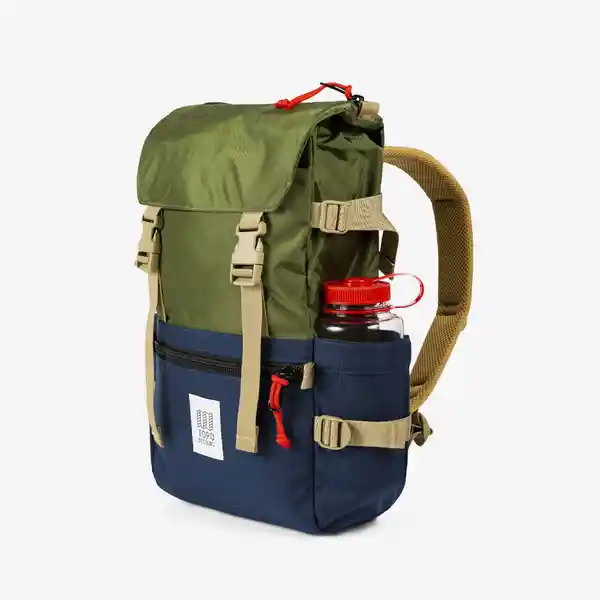 Topo Designs Mochila de Aventura Rover Olive/ Navy 20 L